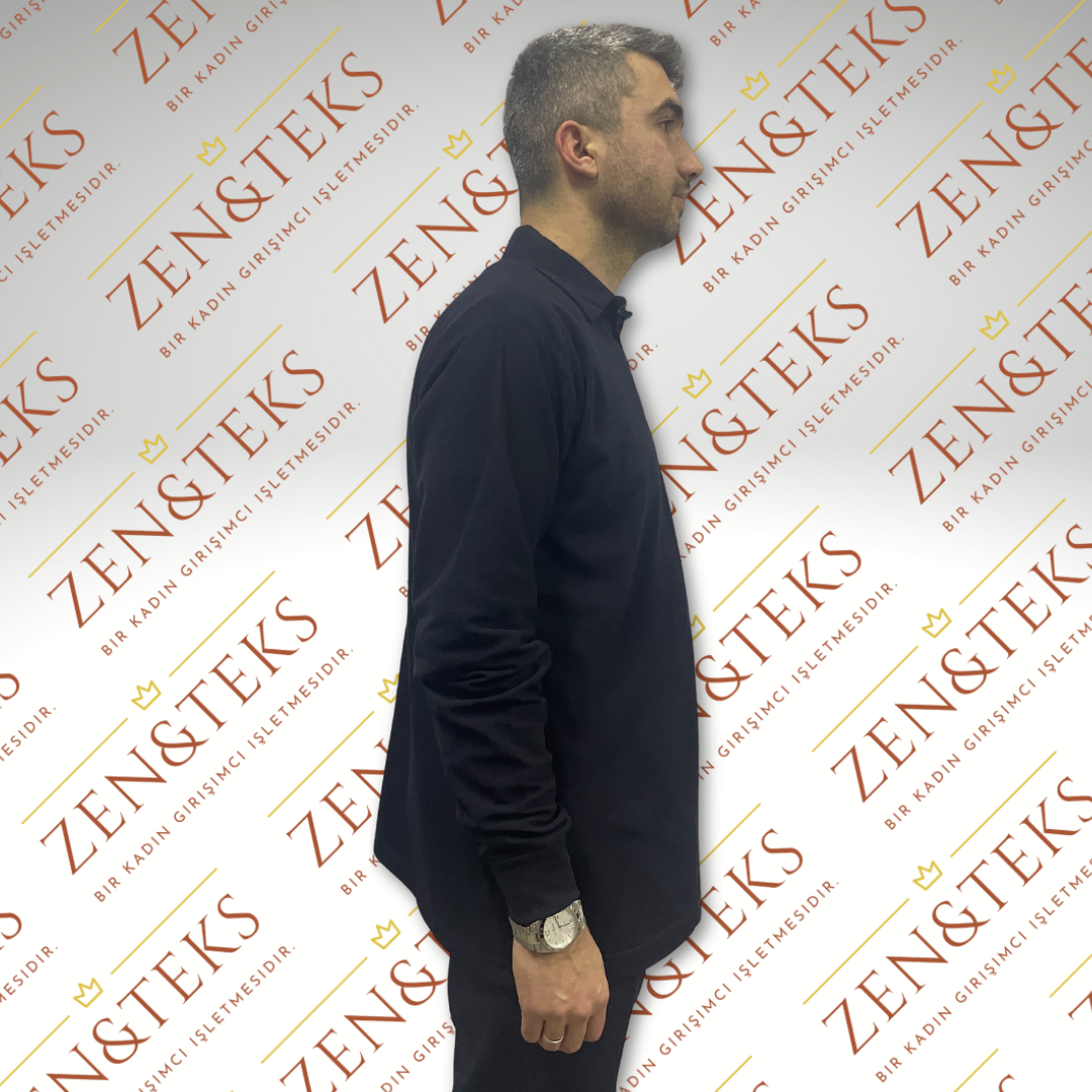2 İplik Polo Yaka Sweat