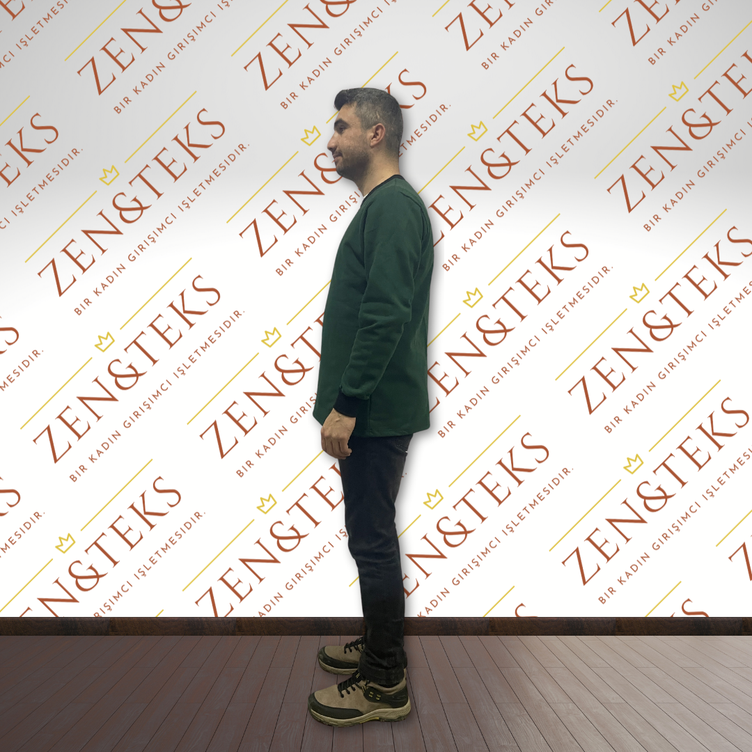 2 İplik Sıfır Yaka Sweat